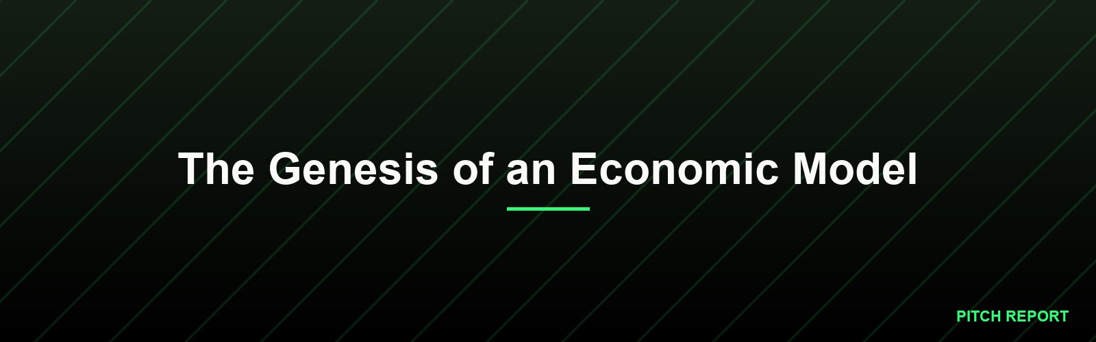 The Genesis of an Economic Model