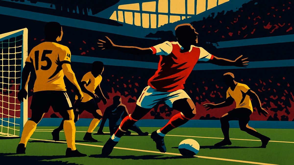 Arsenal Triumphs 3-0 Over Wolves to Close in on Premier League Leaders Liverpool — illustration